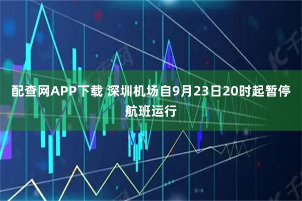 配查网APP下载 深圳机场自9月23日20时起暂停航班运行