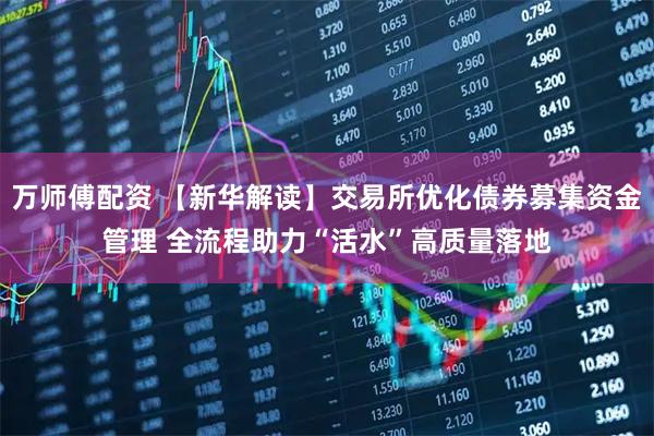 万师傅配资 【新华解读】交易所优化债券募集资金管理 全流程助力“活水”高质量落地